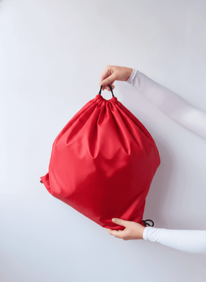 Red Oxford Shoe Backpack
