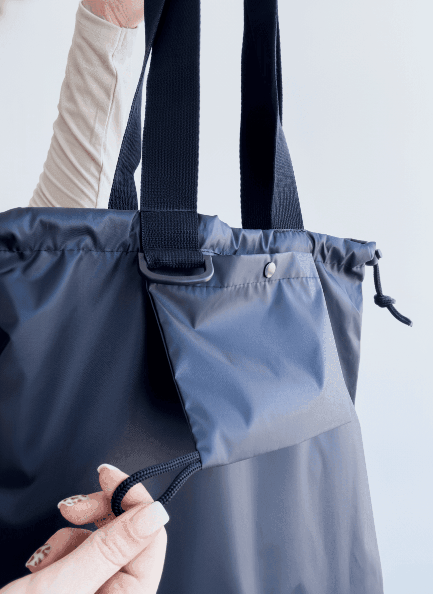 Вертикальный шопер из оксфорда на плечо для покупок