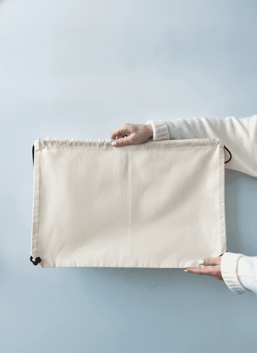Large Lightweight Cotton Pouch