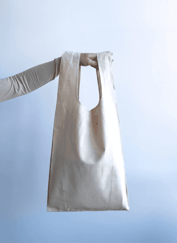 Хлопковый шопер полупанама с короткими ручками