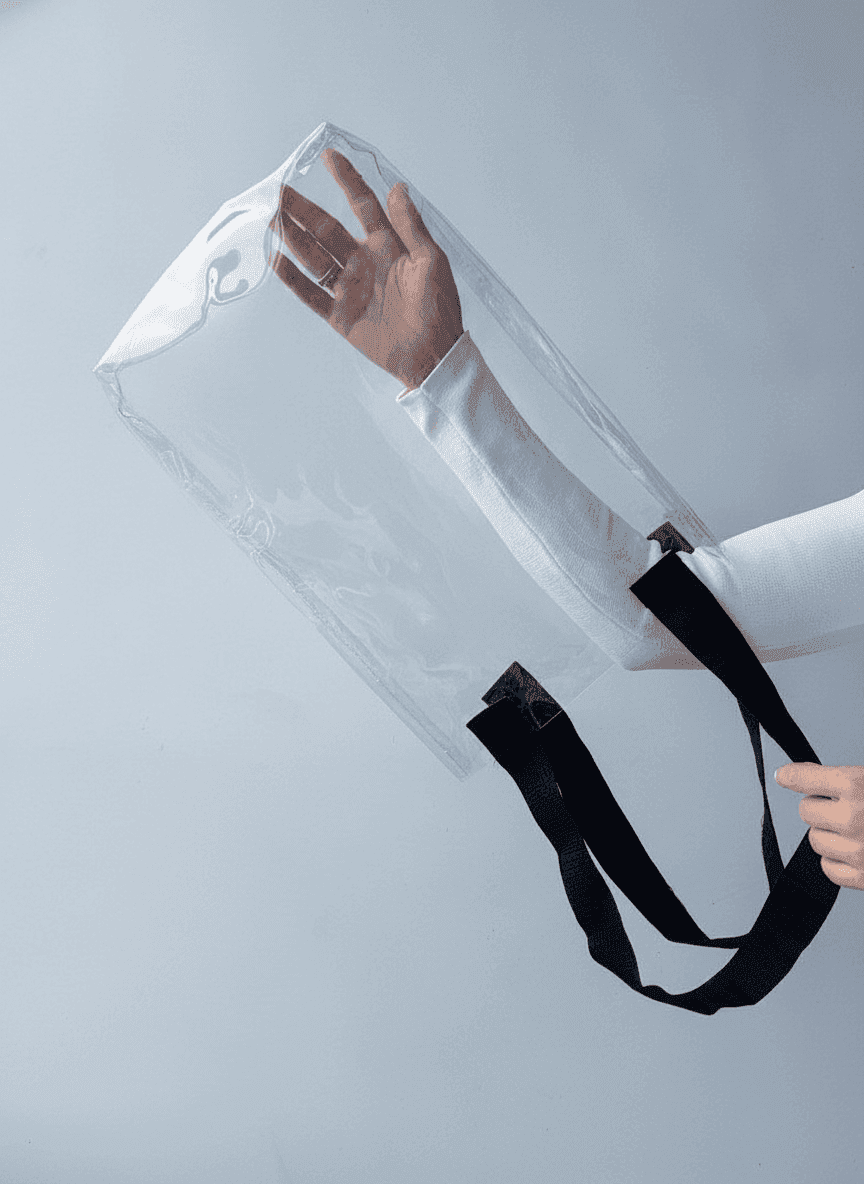 Waterproof Clear PVC Tote Bag