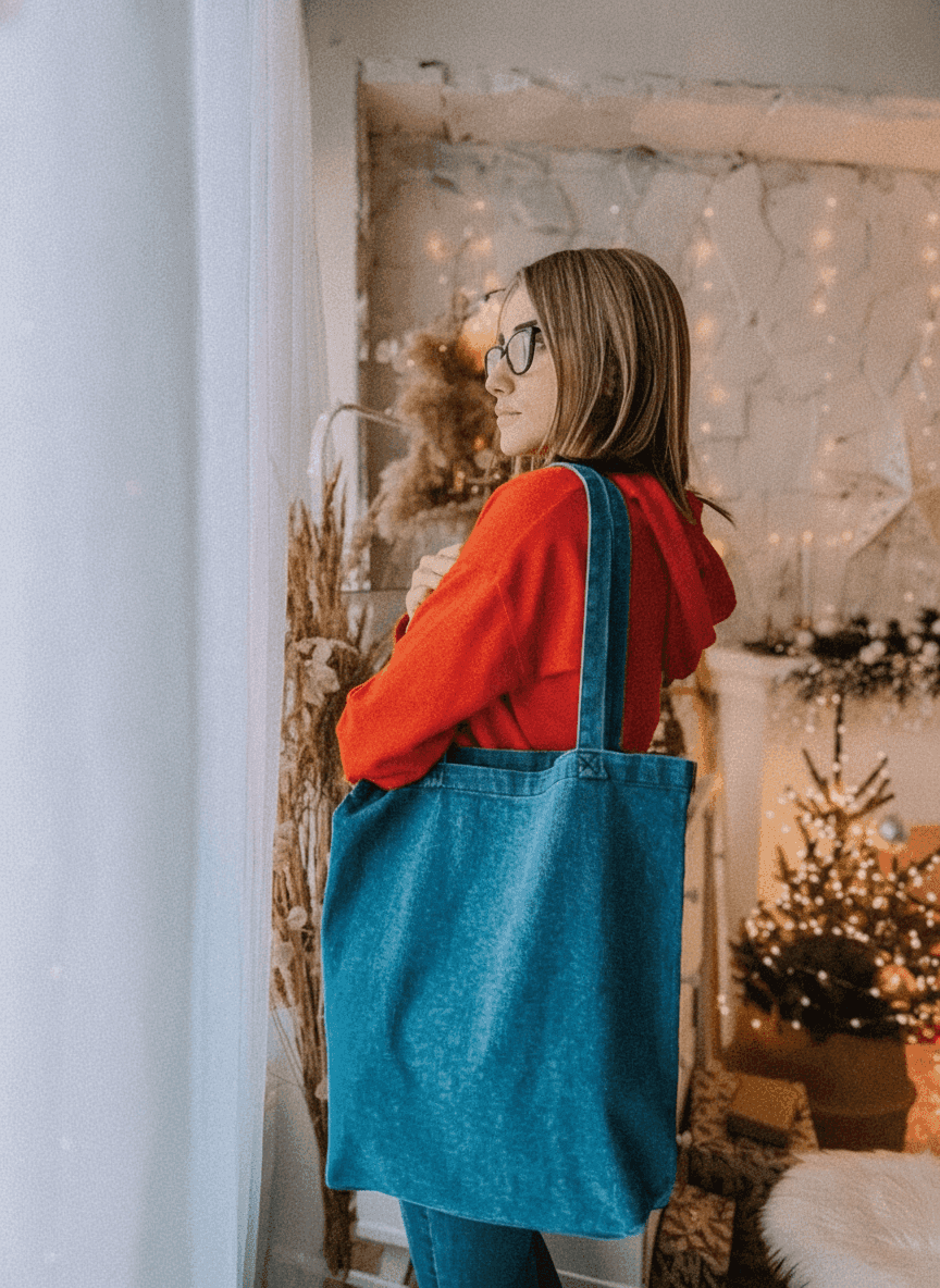 Denim Tote Bag