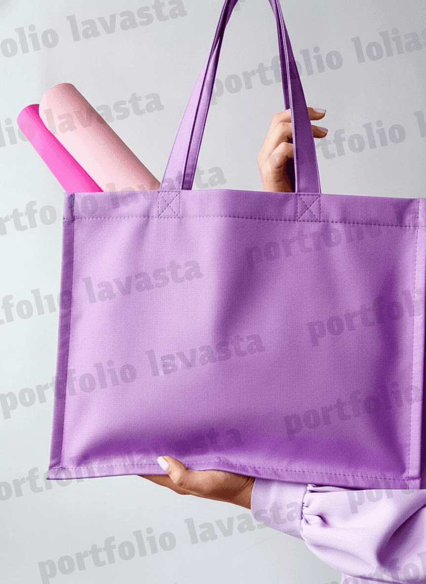 Oxford Tote Bag with Rigid Sides