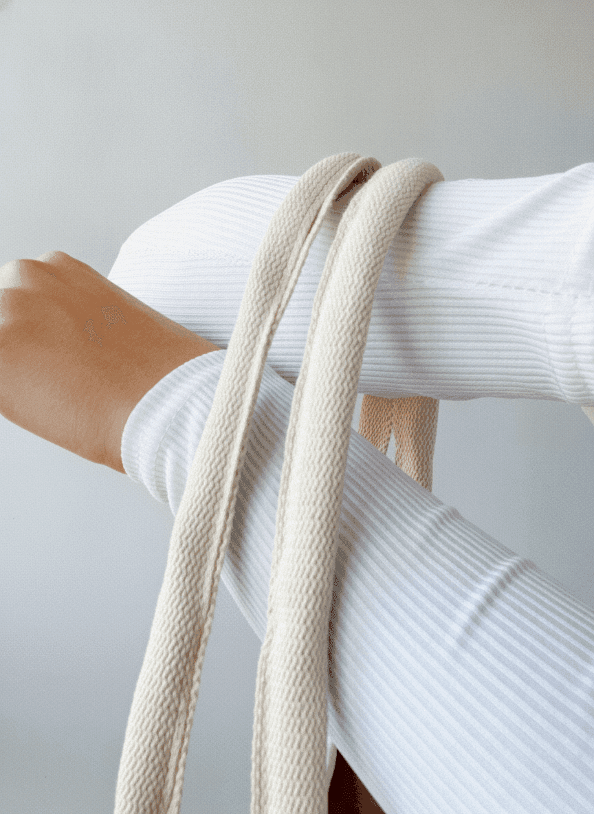 Structured Lined Tote Bag with Rounded Handles
