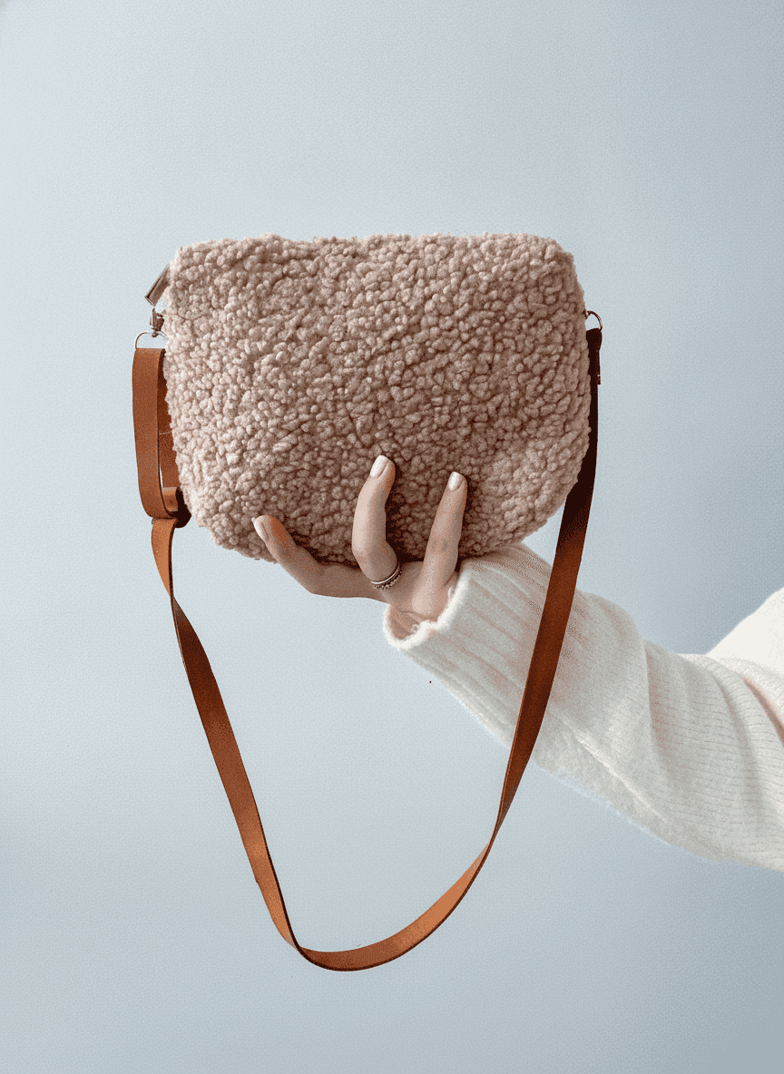 Shearling Pouch