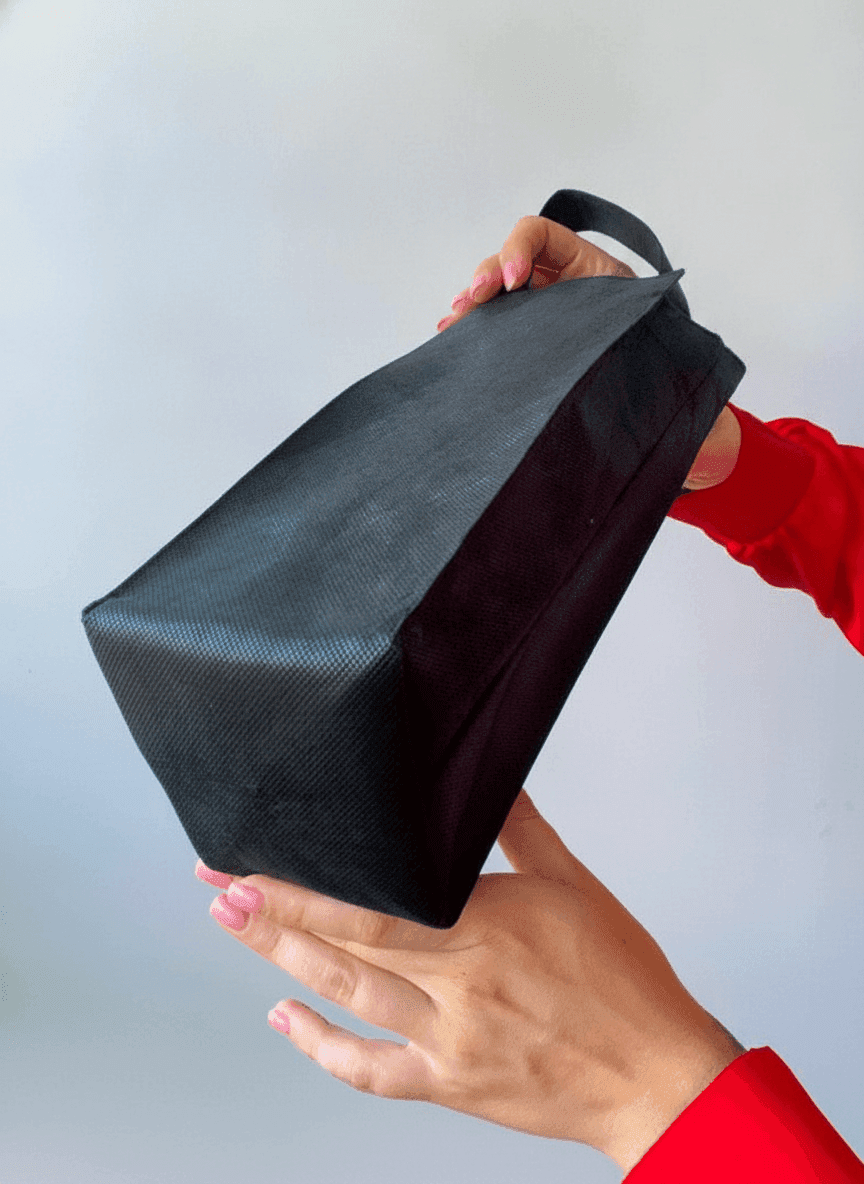 Black Single-Bottle Spunbond Bag