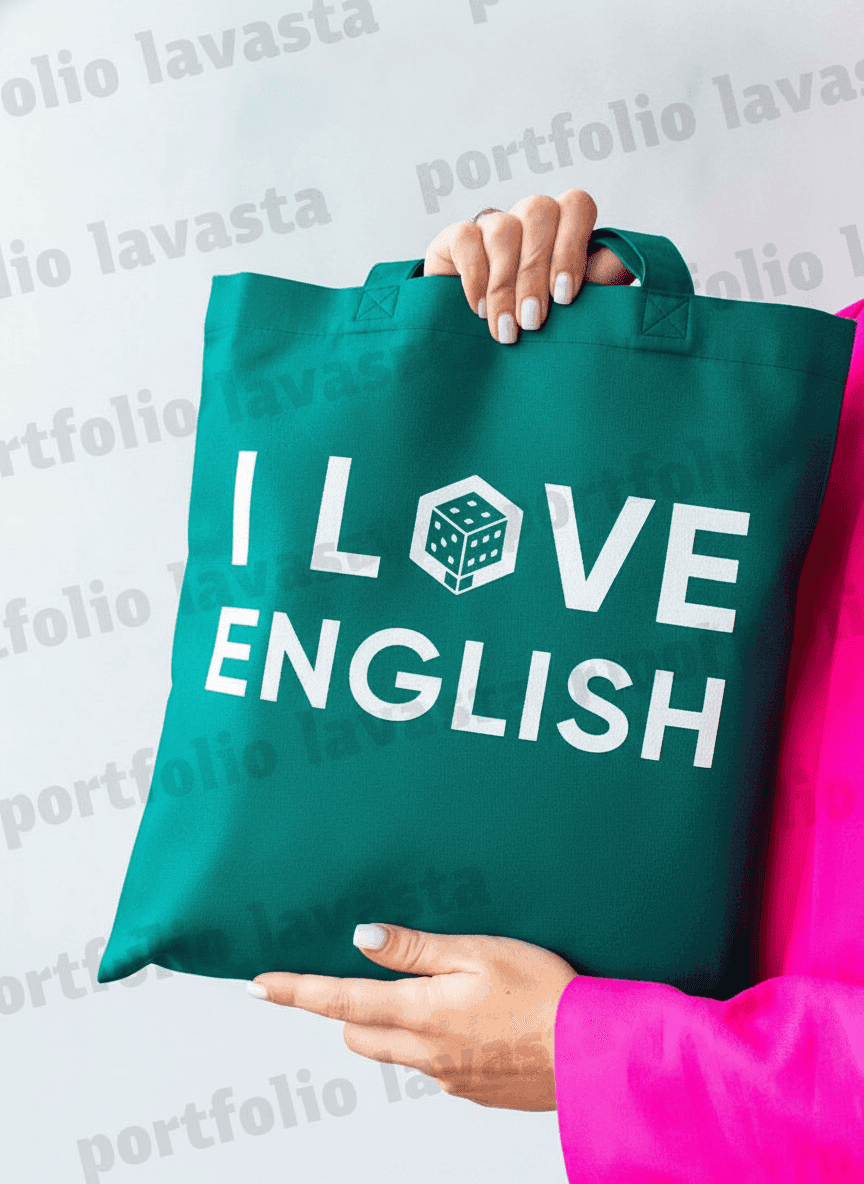 Green Gabardine Tote Bag