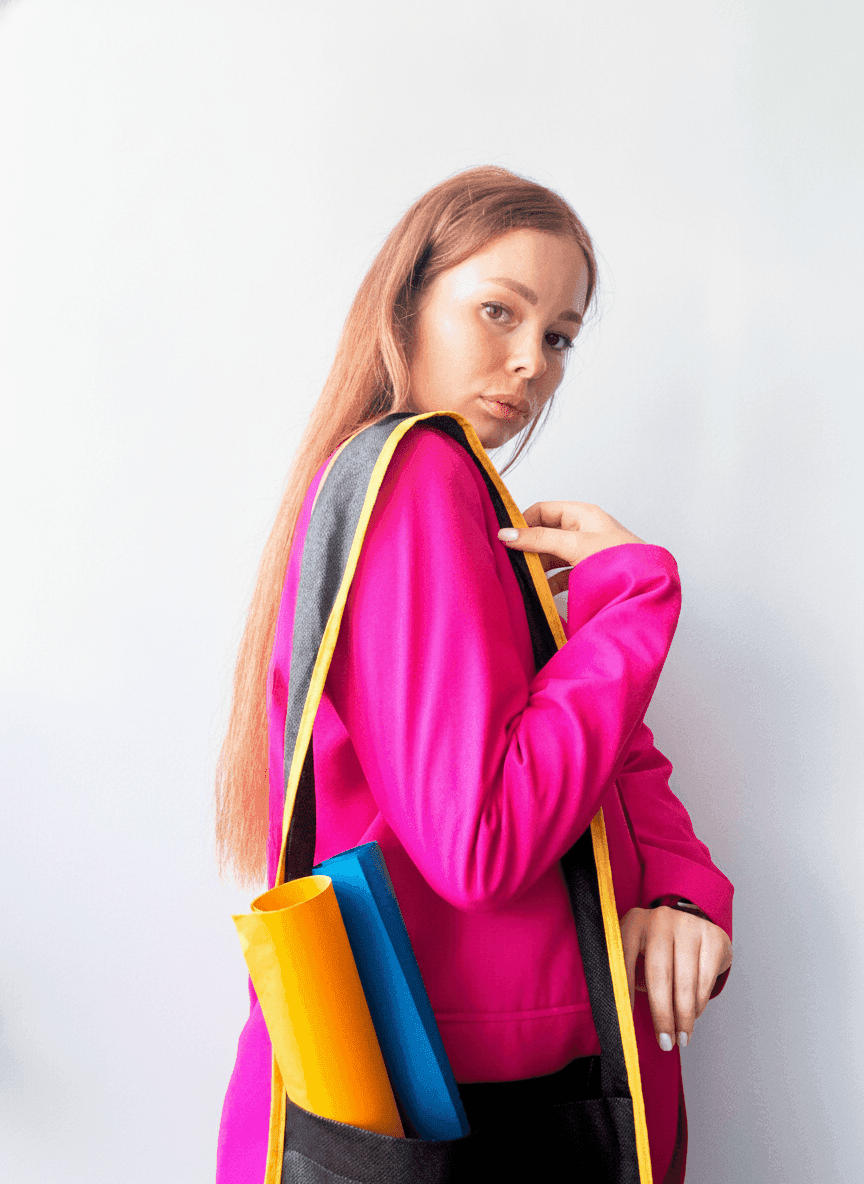 Spunbond Nonwoven Crossbody Shopper Bag