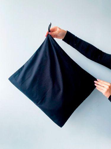 Мешочек-пыльник из черной бязи