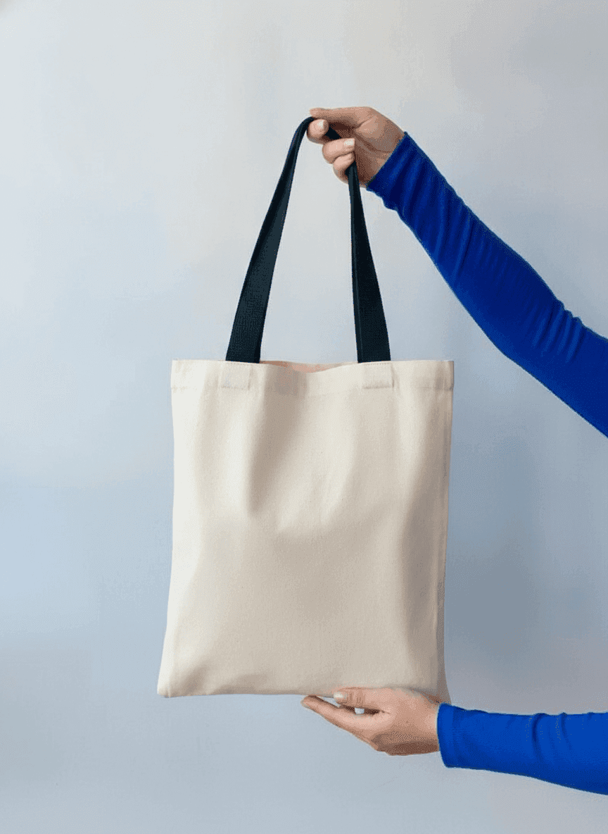 Midweight Tote Bag with Long Handle