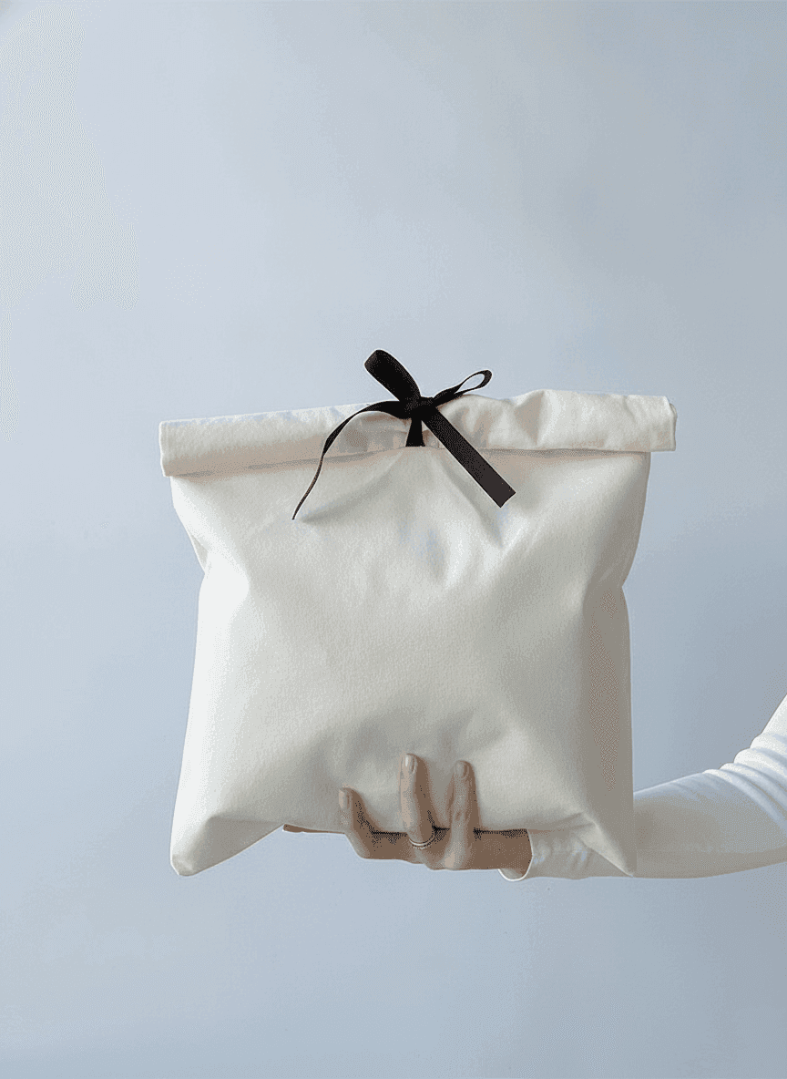 Drawstring Gift Pouch with Bow