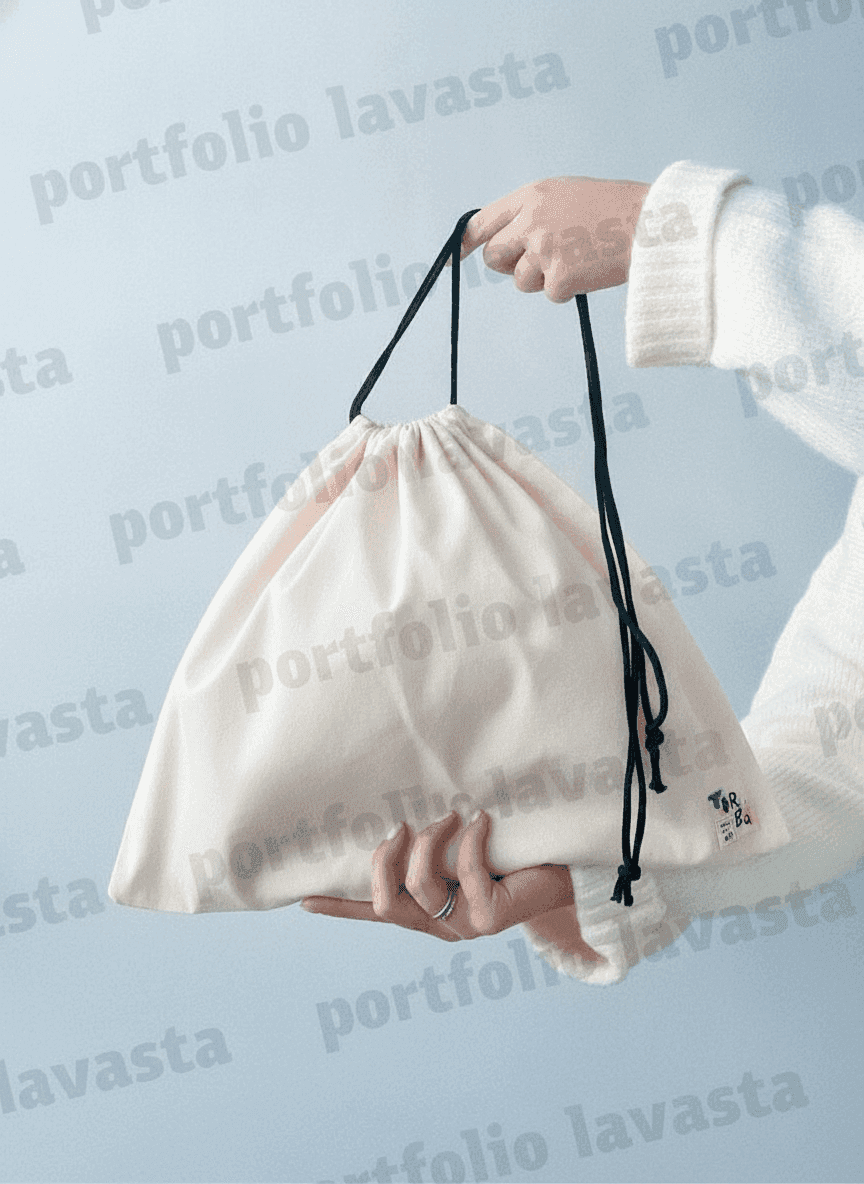 Large Lightweight Cotton Pouch