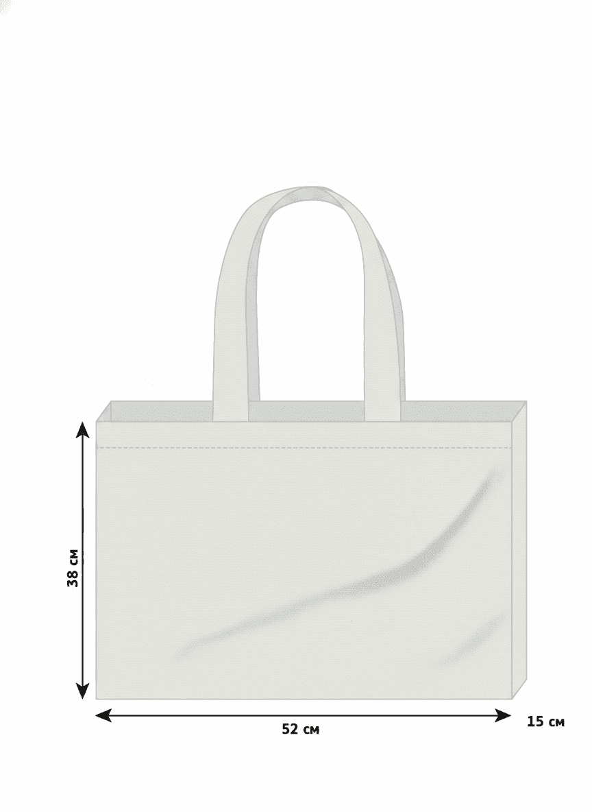 Oversized Midweight Tote Bag