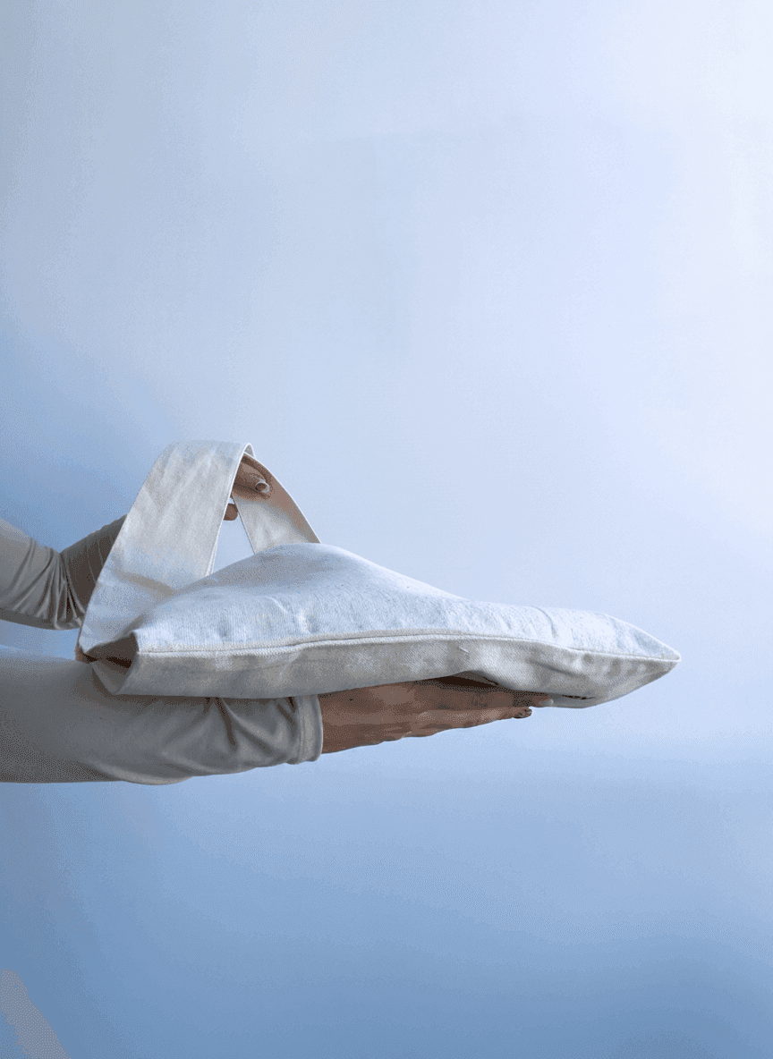 Хлопковый шопер полупанама с короткими ручками