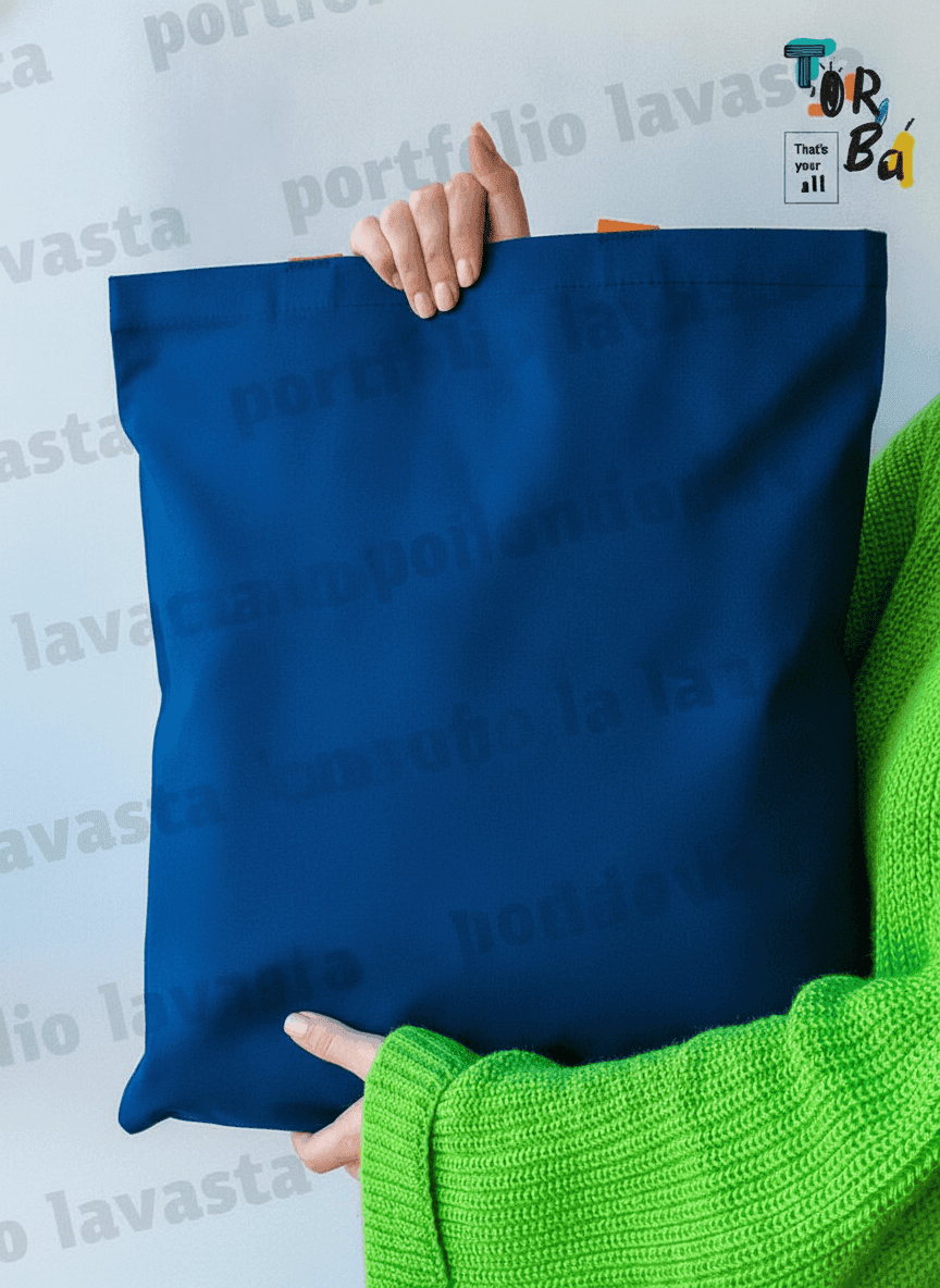 Lined Twill & Reflective Tote Bag
