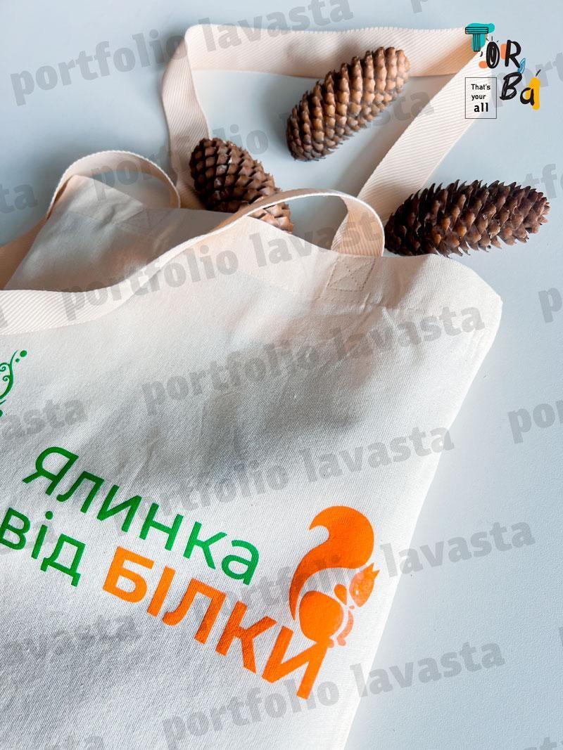 Бюджетная котоновая сумка без печати Размер: 35cм х 38см