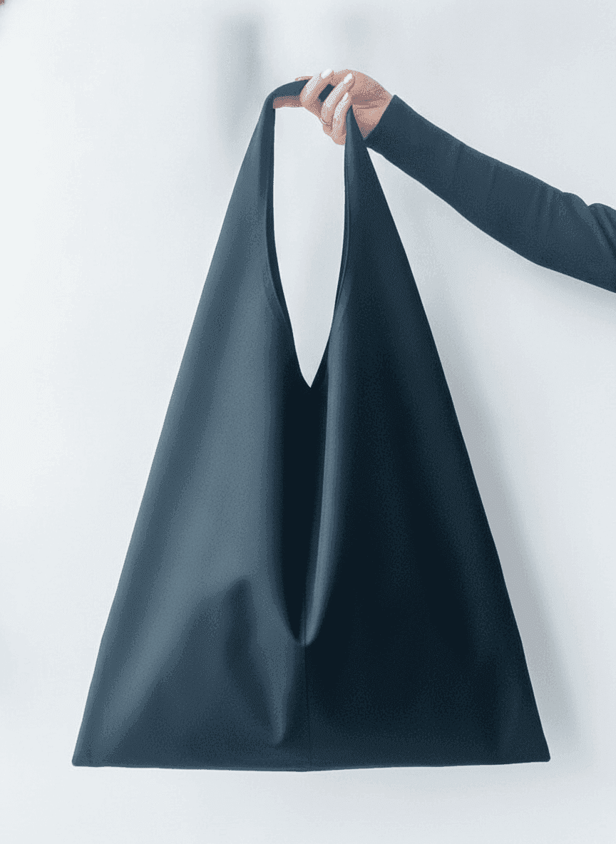 Large Double-Layer Cotton Tote Bag