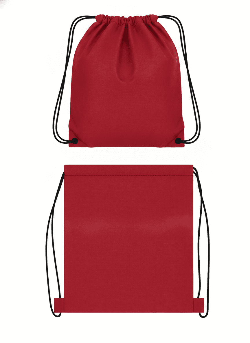 Burgundy Heavyweight Cotton Pouch