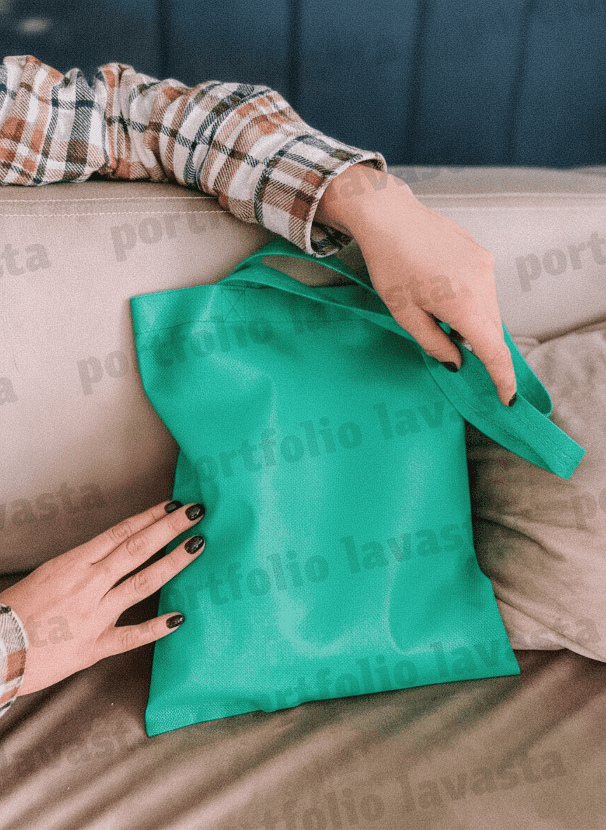 Green Spunbond Tote Bag