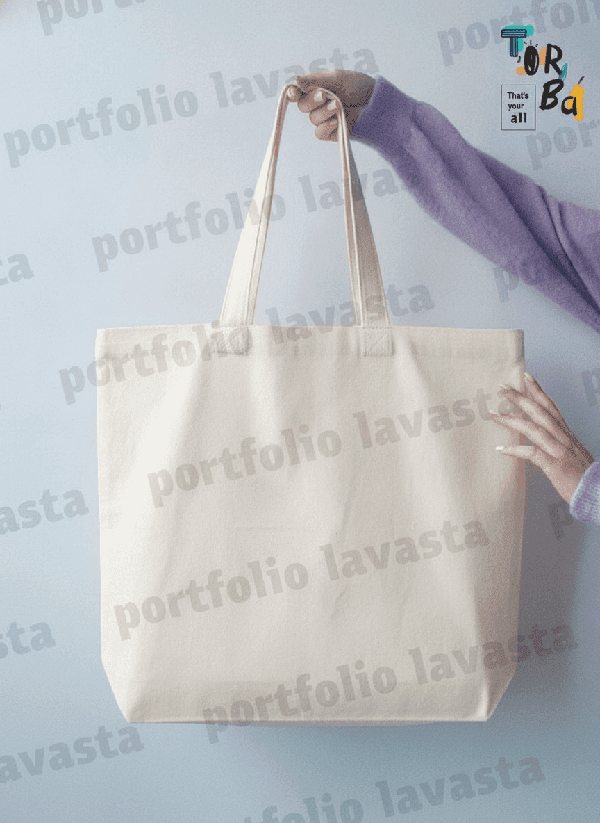 Heavy Cotton Beach Tote