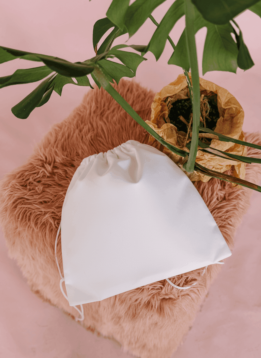 Рюкзачок из водоотталкивающей плащевки, канатные шнуры