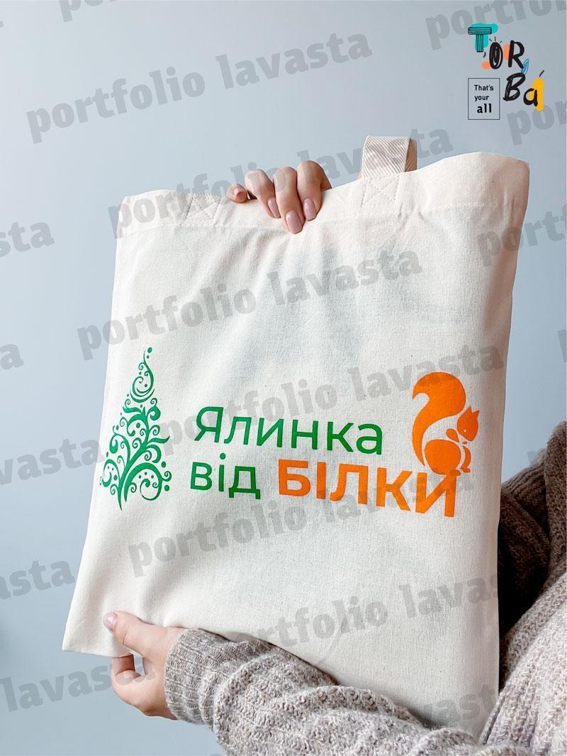 Бюджетная котоновая сумка без печати Размер: 35cм х 38см