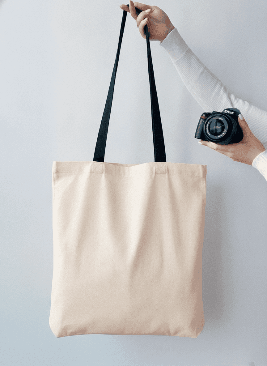 Eco Tote Bag - Semi-Panama Fabric