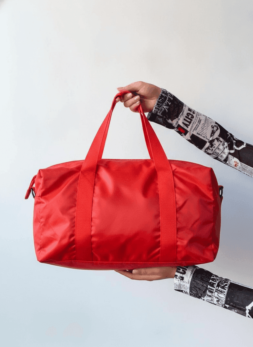 Red Insulated Lunch Bag