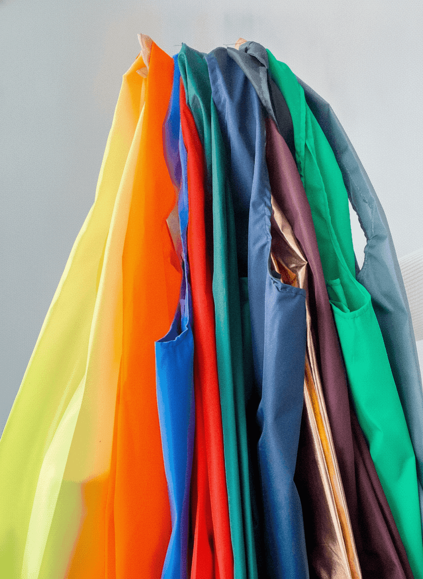 Packable Water-Resistant Nylon Tote