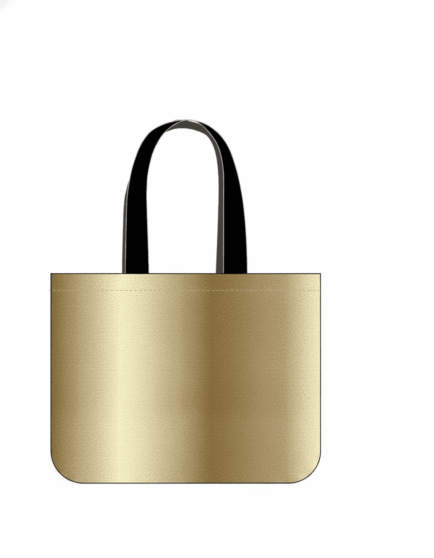Bronze Waterproof Tote Bag, Printable