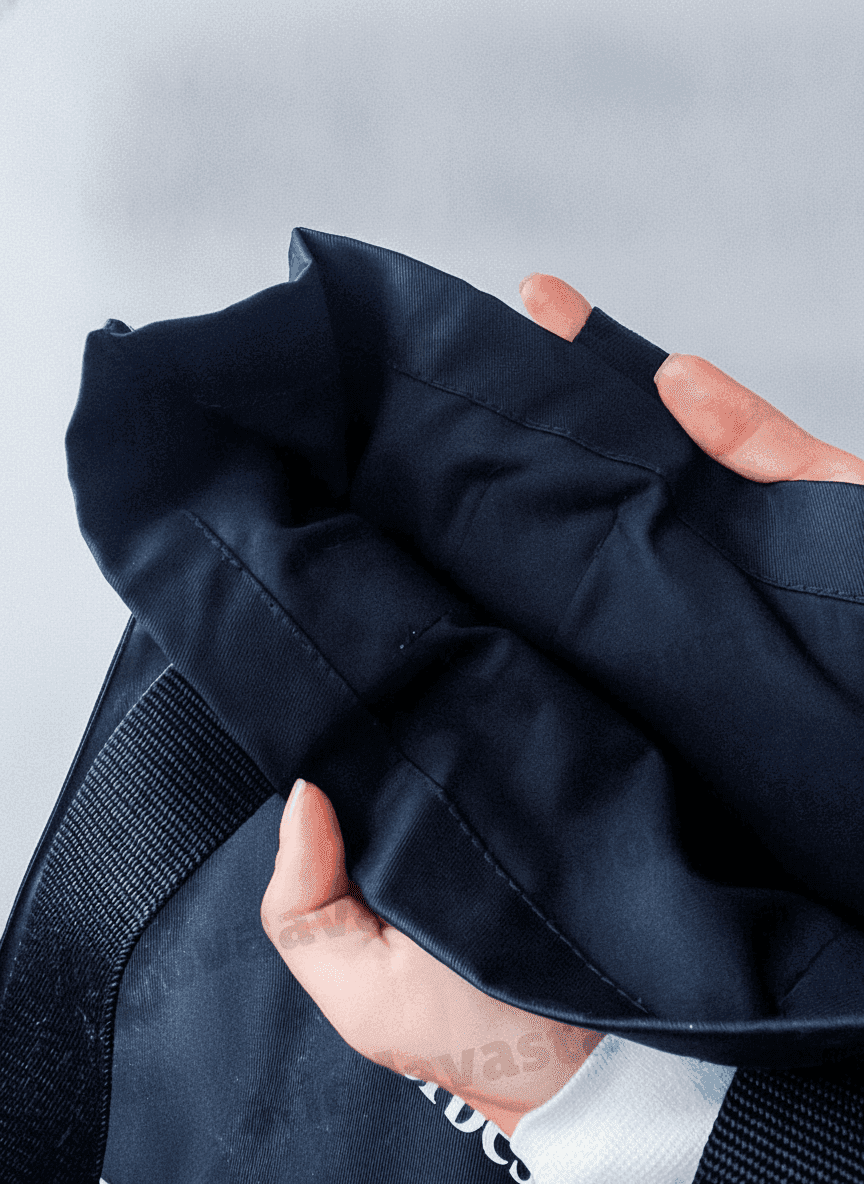 Dark Gray Cotton Tote Bag