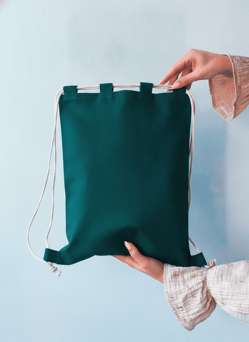 Canvas Backpack with Pockets