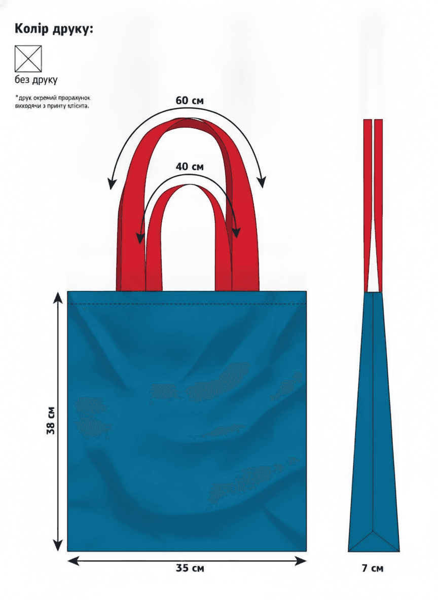 Tote Bag with Double Long Straps