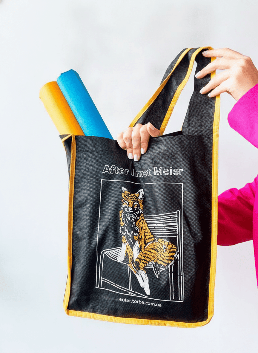 Spunbond Nonwoven Crossbody Tote Bag