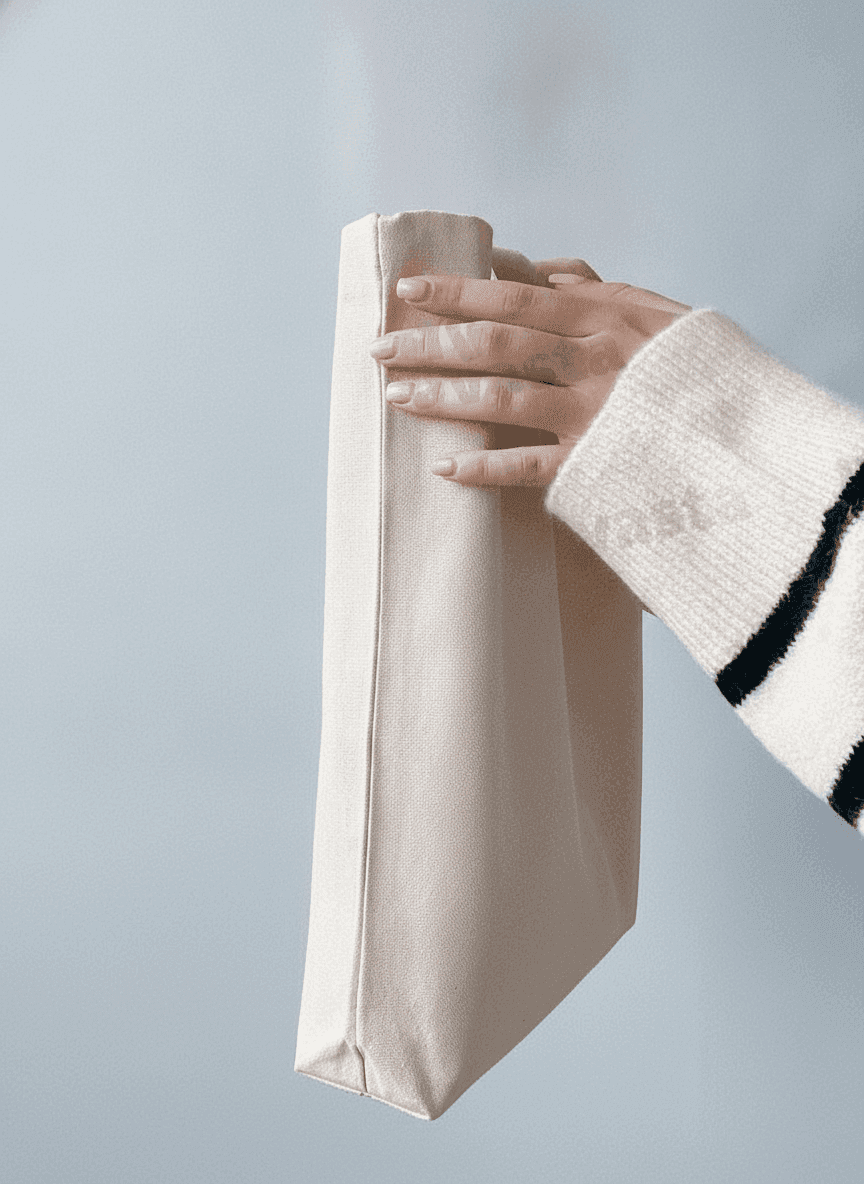 Medium-Weight Double-Bottom Tote Bag