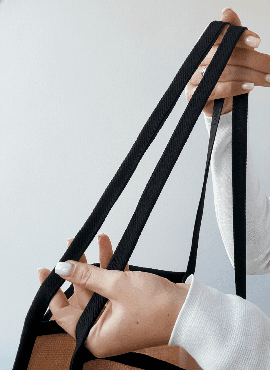 Laminated Jute Tote Bag