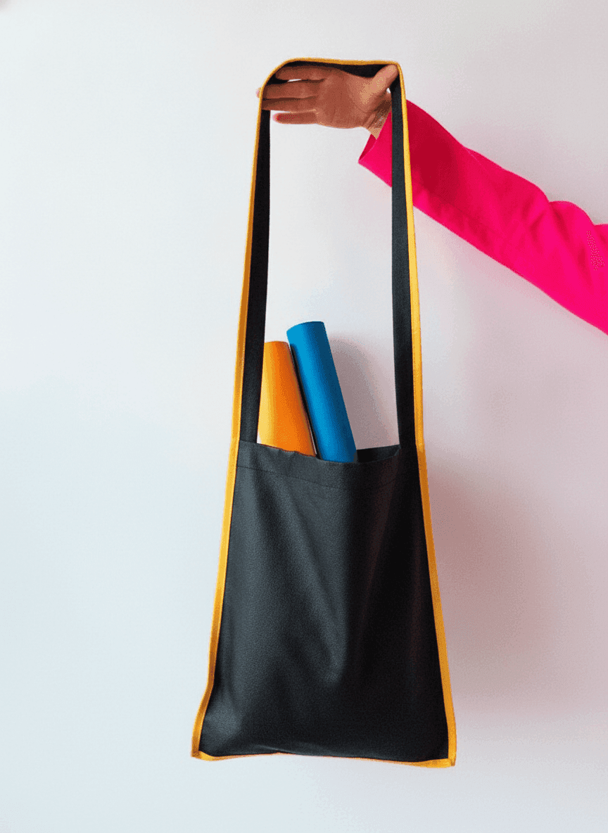 Spunbond Crossbody Tote Bag