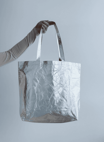Шопер з алюбонду з довгими плечовими ручками для промо