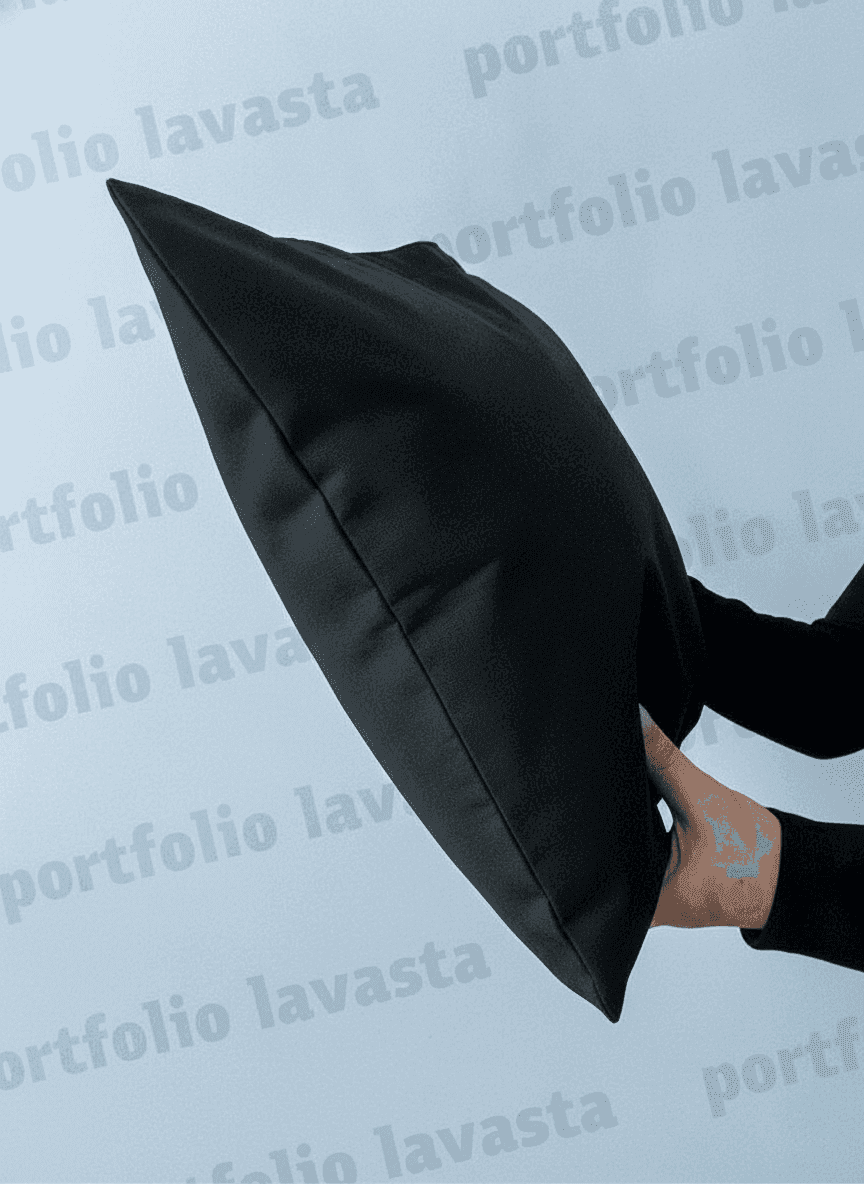 Heavy-Duty Black Tote Bag