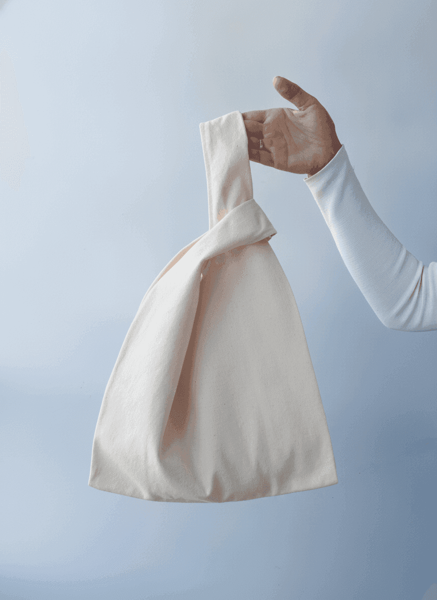 Minimalist Natural Fabric Tote Bag
