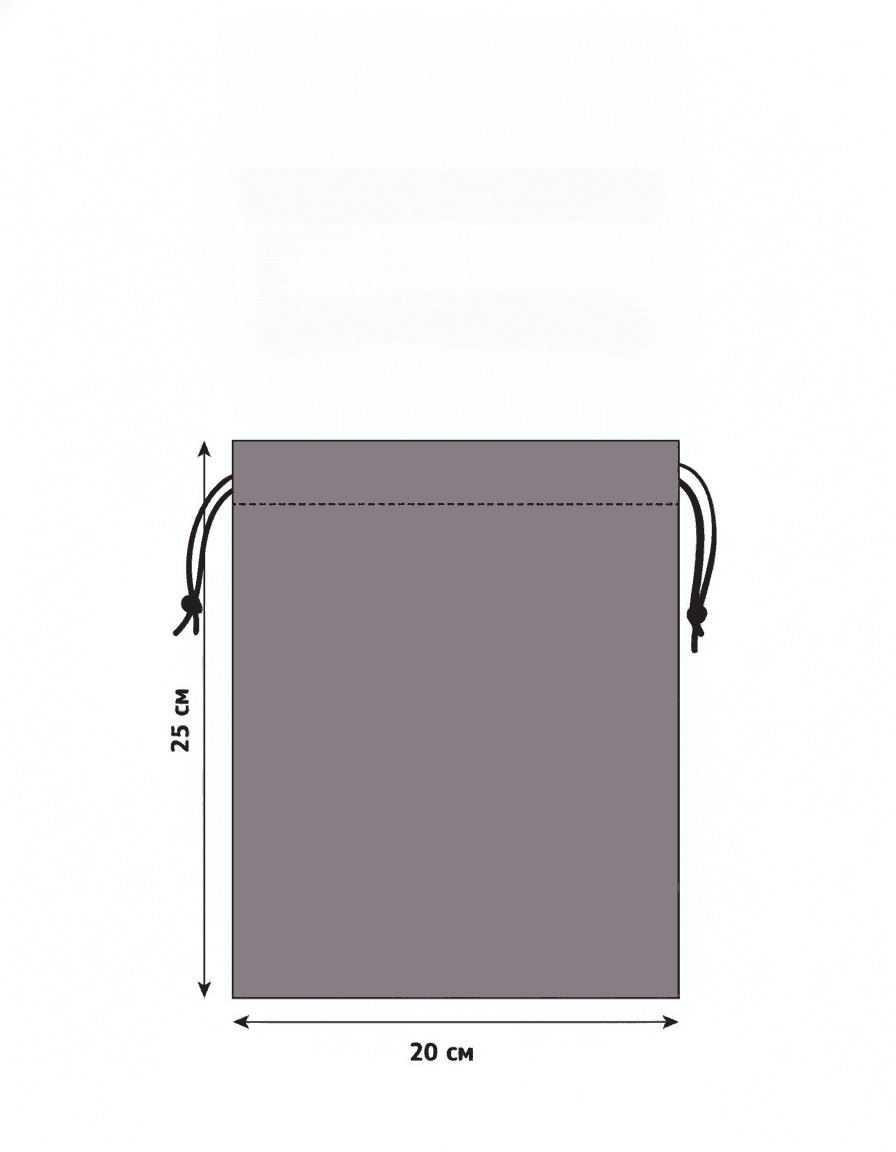 Multicolor Semi-Panama Drawstring Pouches