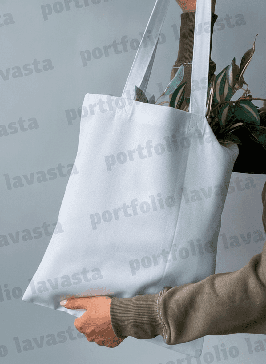 Snow White Twill Tote Bag