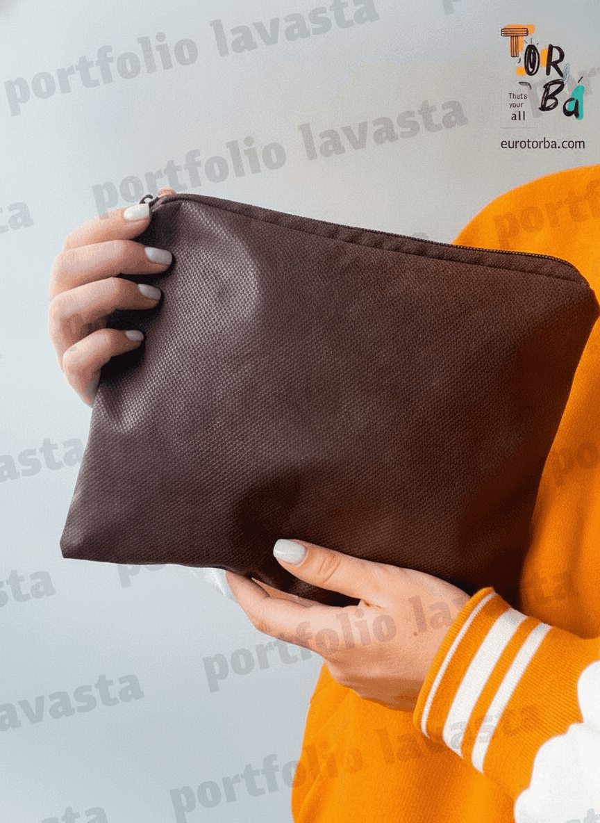Nonwoven Zippered Makeup Bag