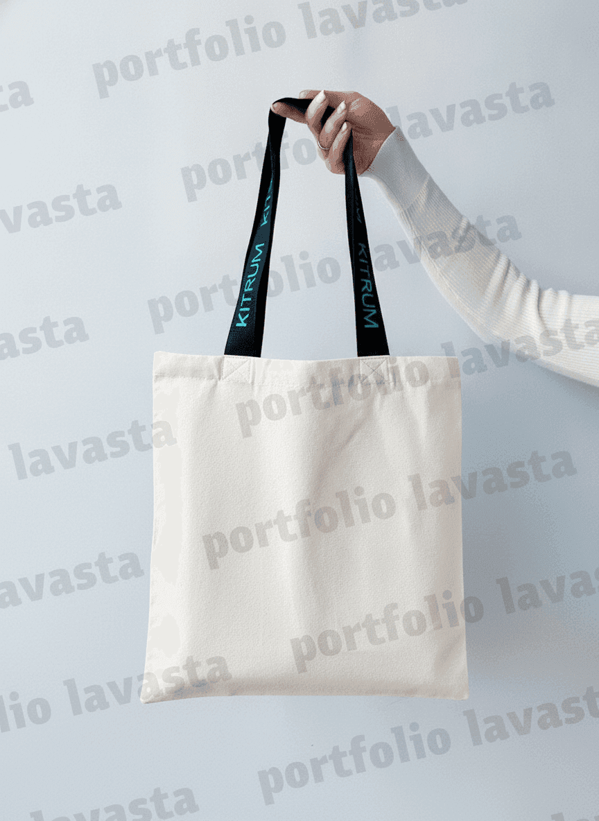Convertible Tote Light Beige with Black Handles
