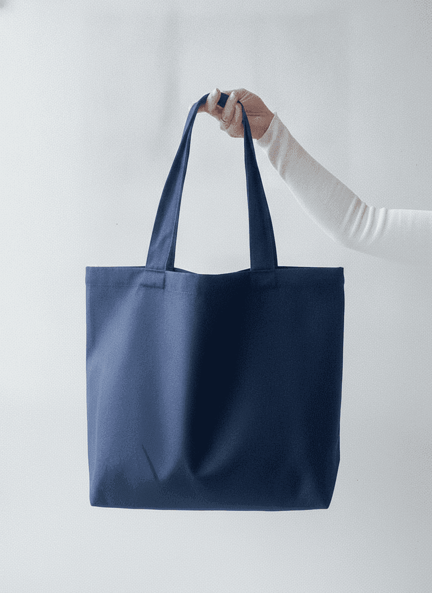 Dark Gray Durable Twill Tote Bag
