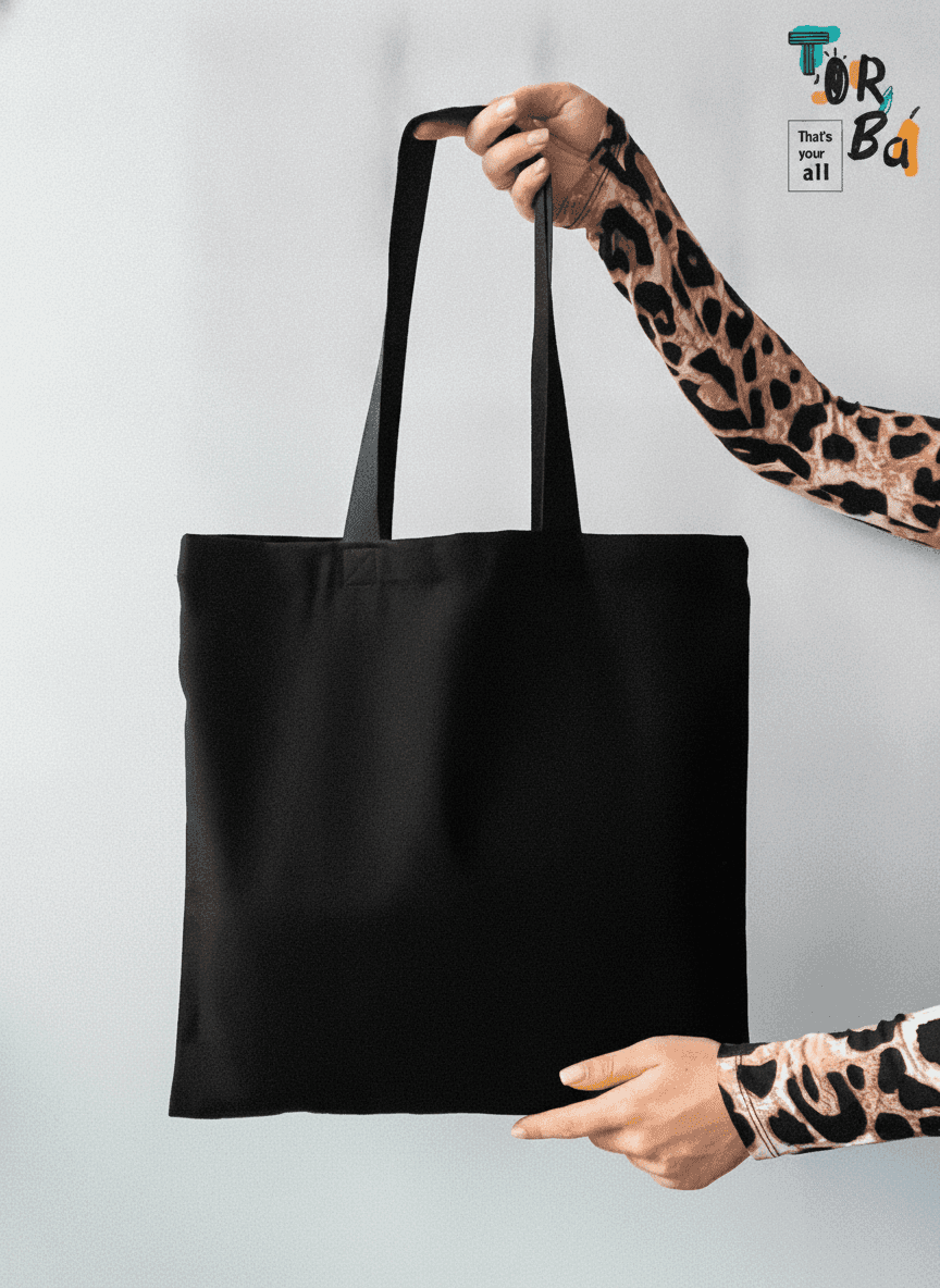 Sturdy Cotton Square Tote Bag