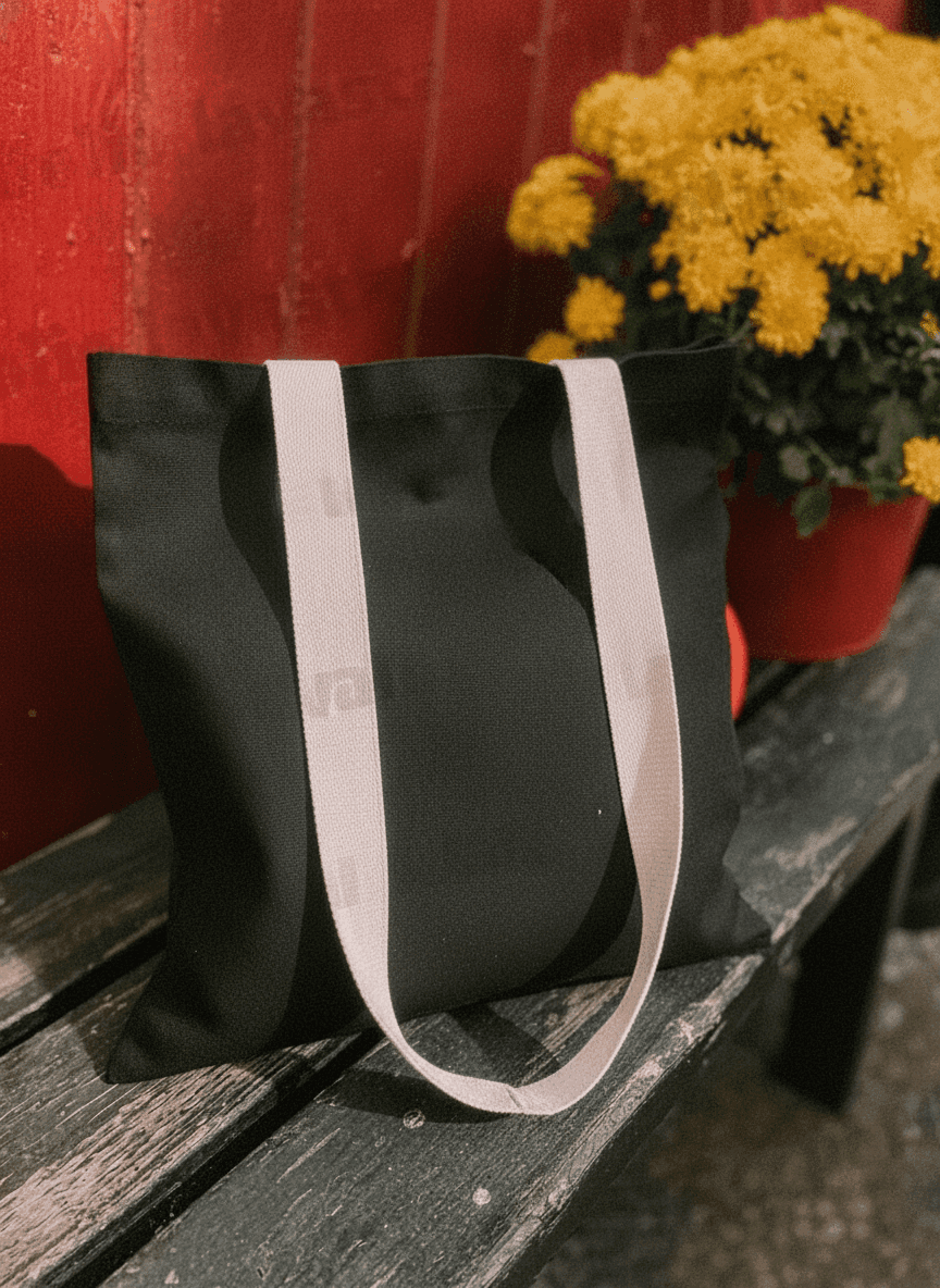 Heavyweight Cotton Tote with Long Handles