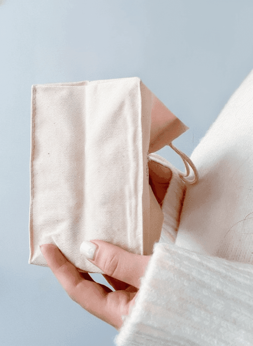 Small Heavyweight Cotton Tote Bag