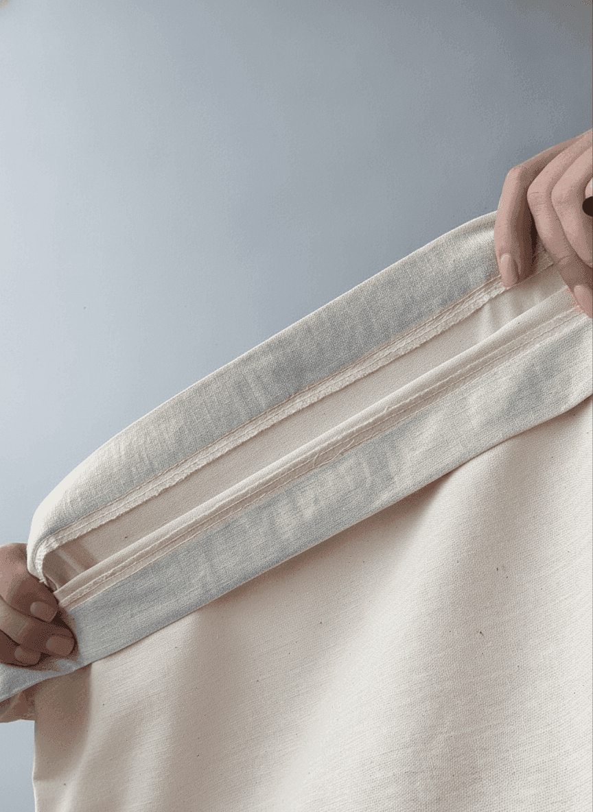 Spacious Cotton Drawstring Bag