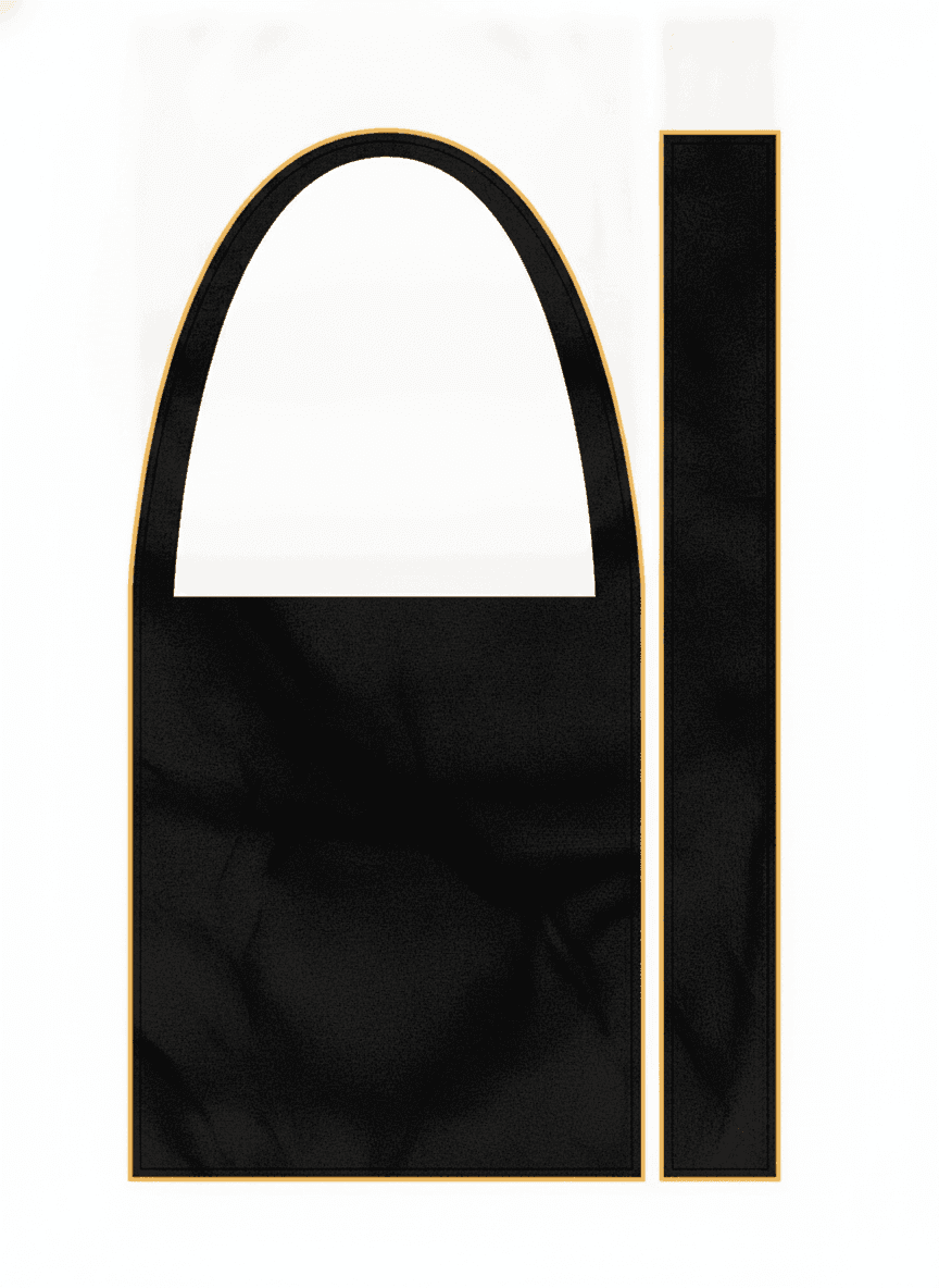 Spunbond Nonwoven Crossbody Tote Bag